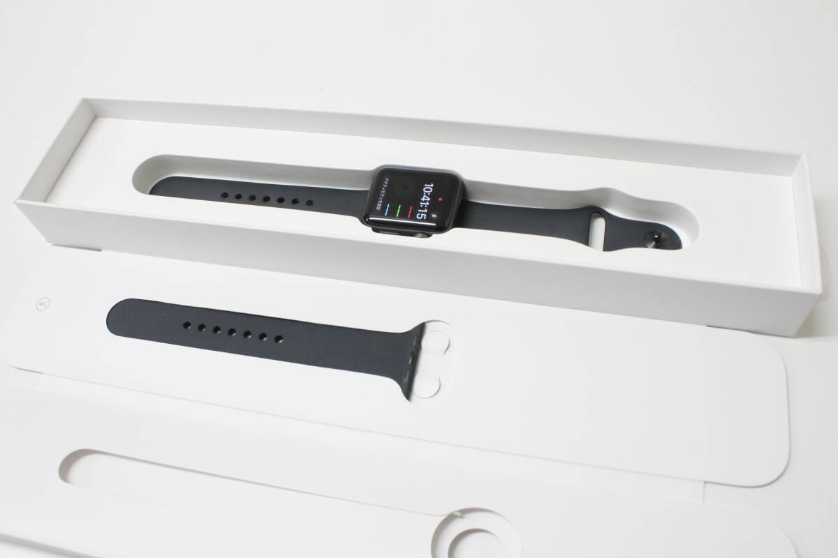 Apple Watch Series 3/GPS/38mm/A1858〈MTF02J/A〉⑤_画像1