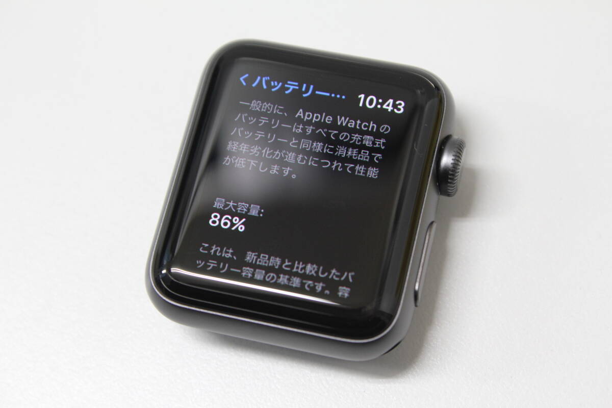 Apple Watch Series 3/GPS/38mm/A1858〈MTF02J/A〉⑤_画像8