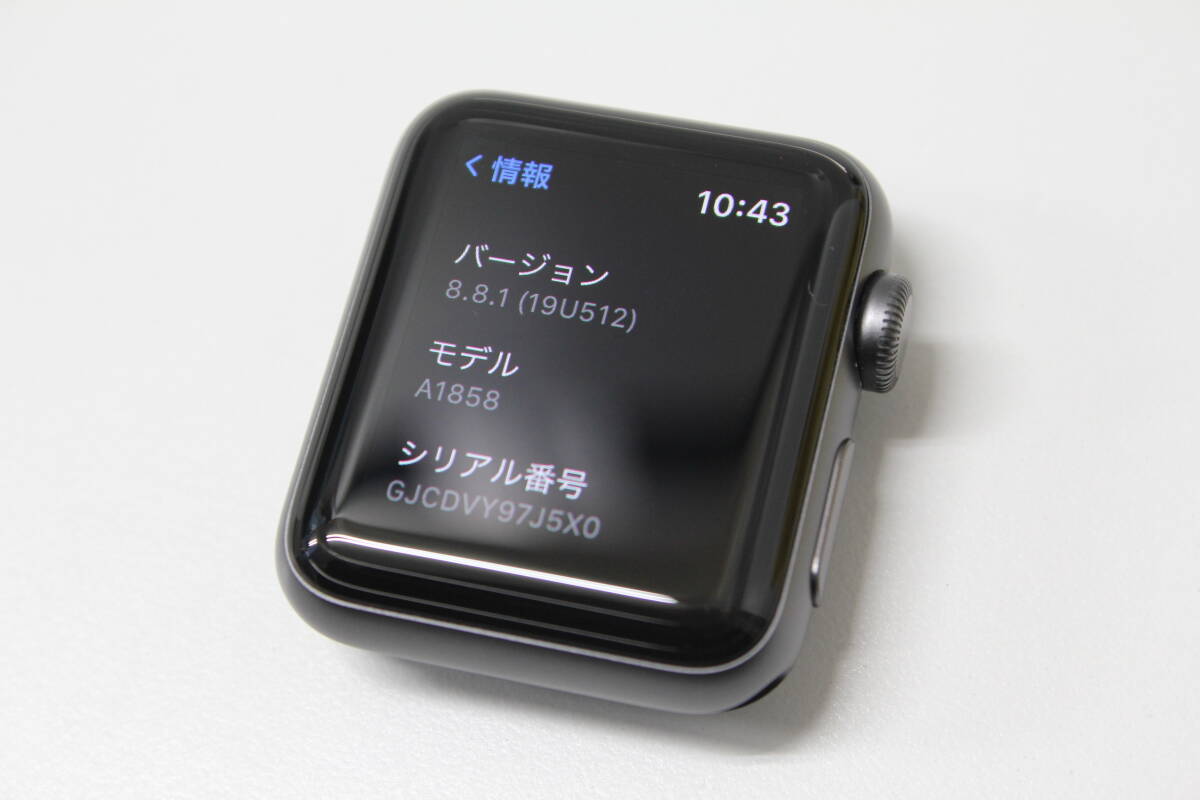 Apple Watch Series 3/GPS/38mm/A1858〈MTF02J/A〉⑤_画像7