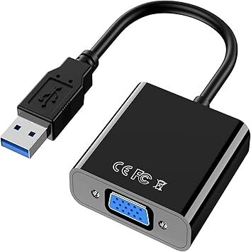 26.USB 3.0 VGA変換アダプタ 1080P マルチディスプレイアダプタ プロジェクター PC HDTV 用 PC DVD HDTV用 USB3.0 to VGA 設定不要 _画像1
