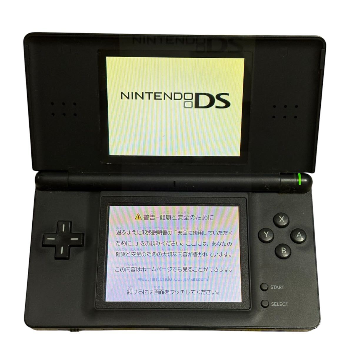 DS 任天堂 ニンテンドーDS Lite USG-001 Nintendo ニンテンドー ブラック アダプター 正常動作品 ジェットブラック_画像2