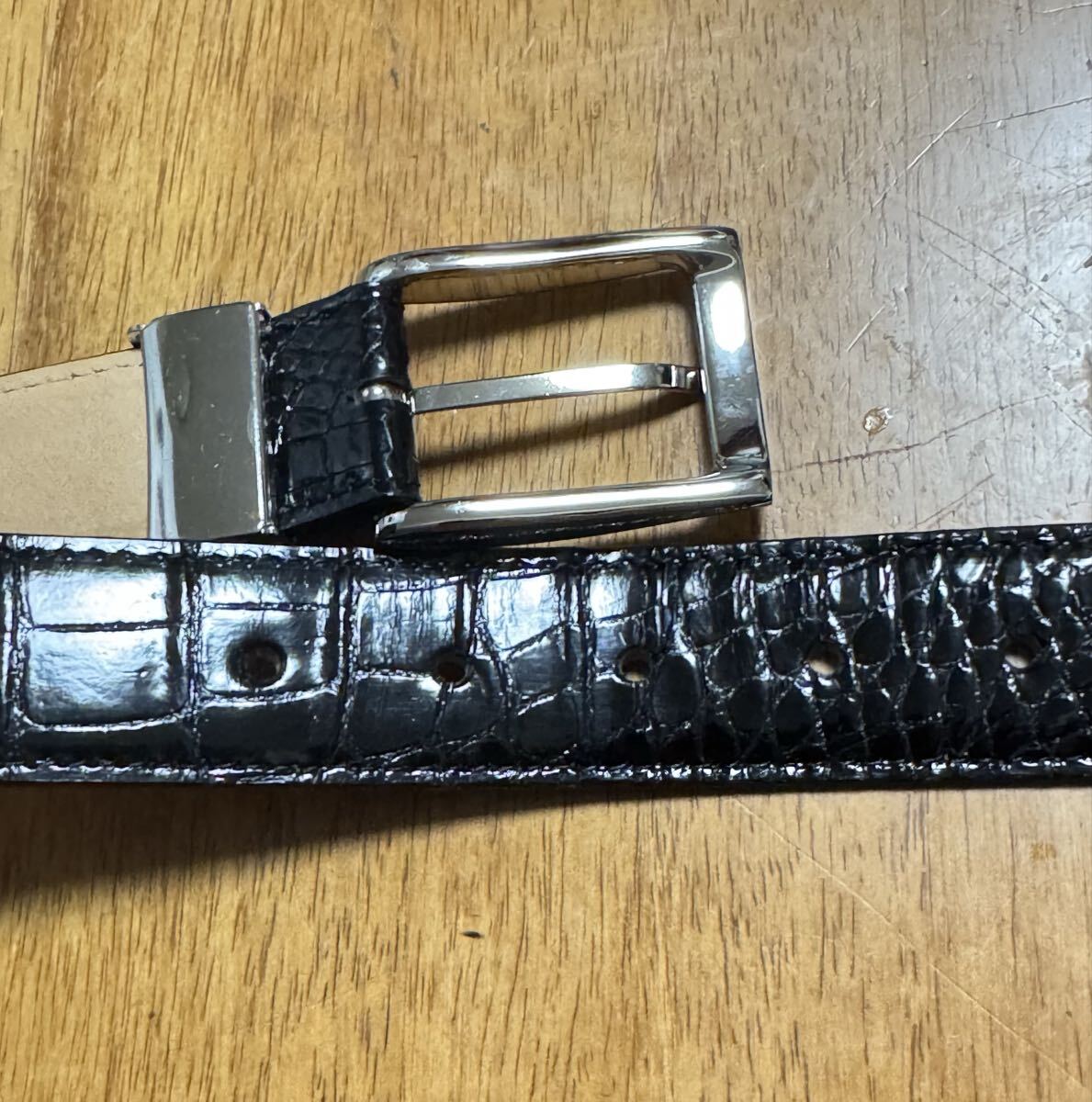 リアルクロコダイルベルト_画像2