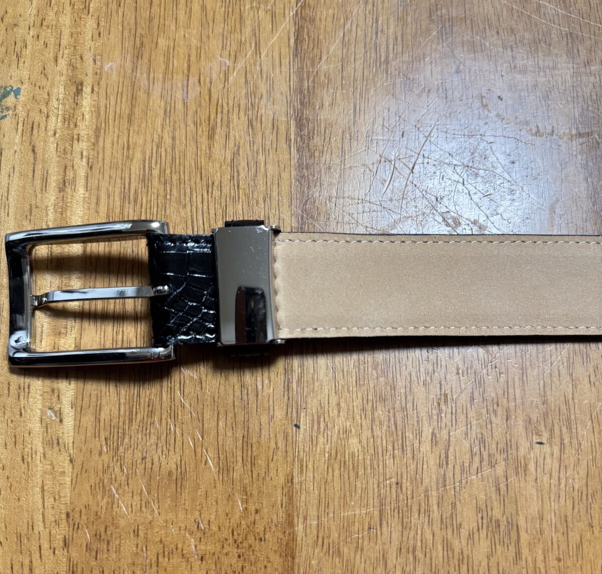 リアルクロコダイルベルト_画像6
