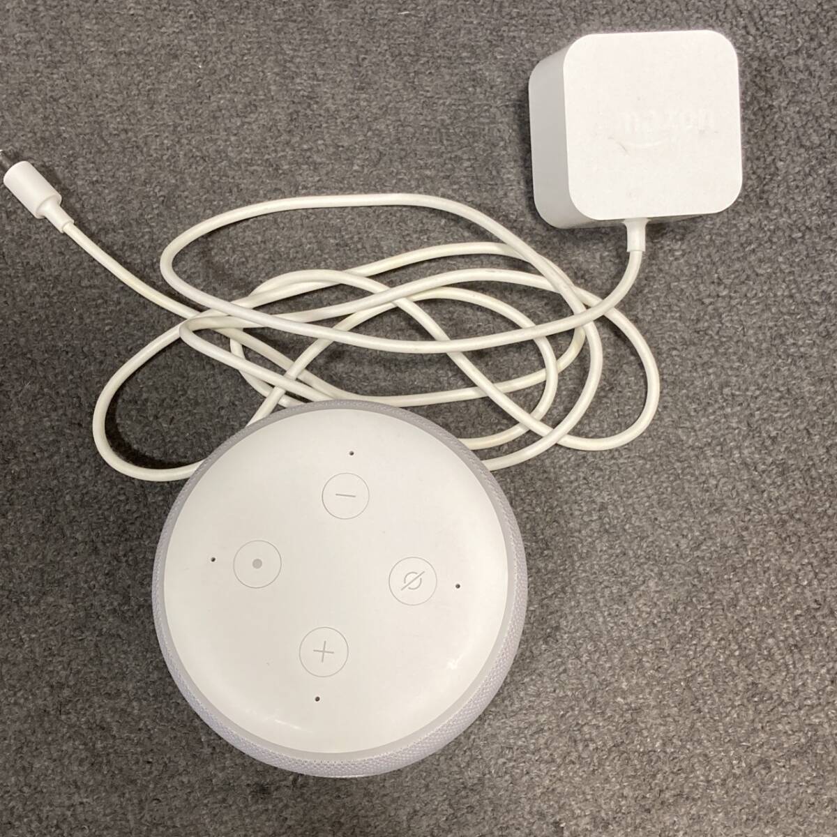 33302☆動作未確認 Amazon Echo Dot 第3世代 アマゾン エコードット スマートスピーカー アダプタ 付属_画像1