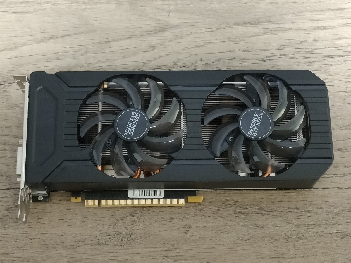 NVIDIA Palit GeForce GTX1070Ti 8GB DUAL 【グラフィックボード】_画像2