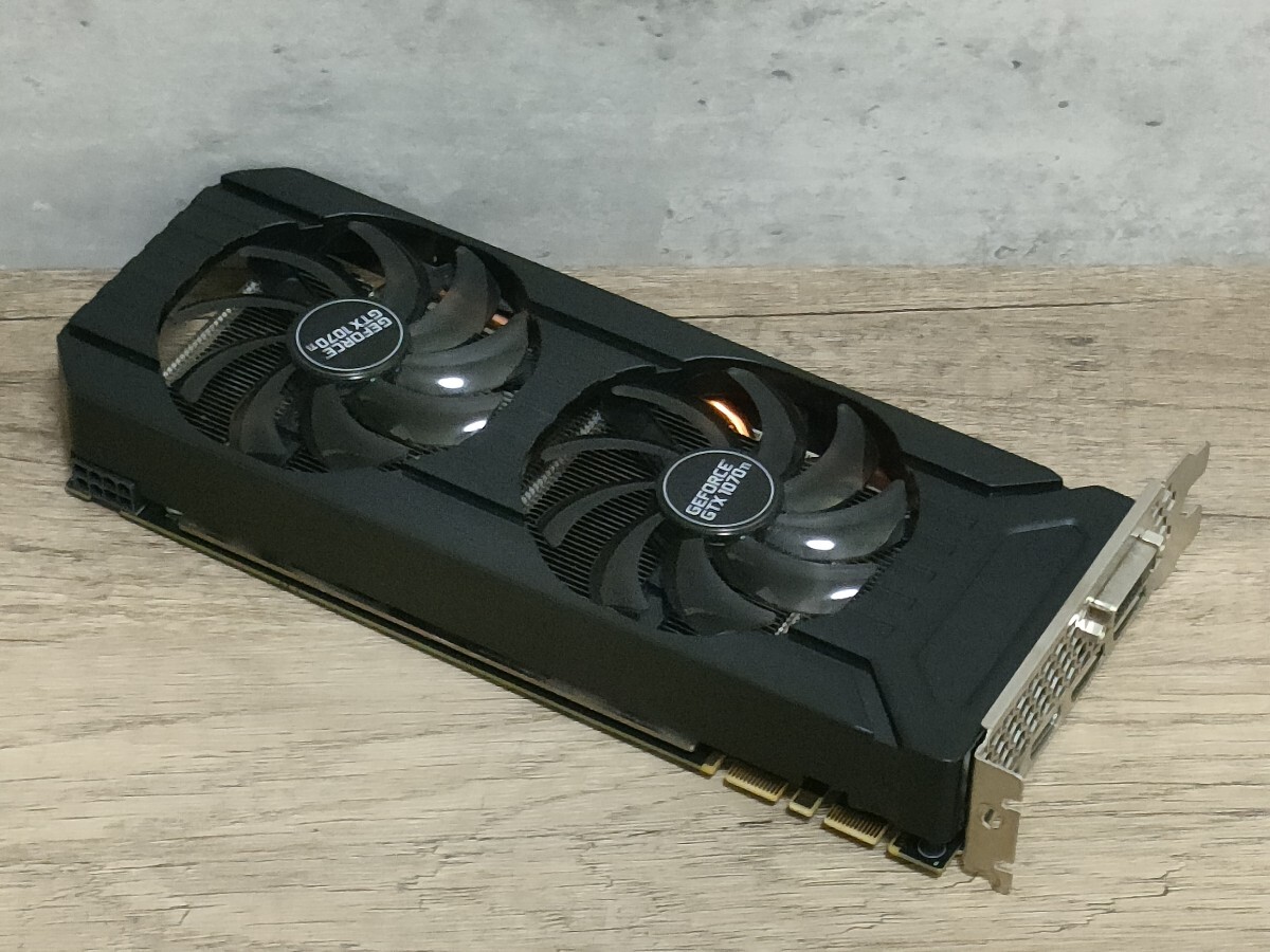 NVIDIA Palit GeForce GTX1070Ti 8GB DUAL 【グラフィックボード】_画像1