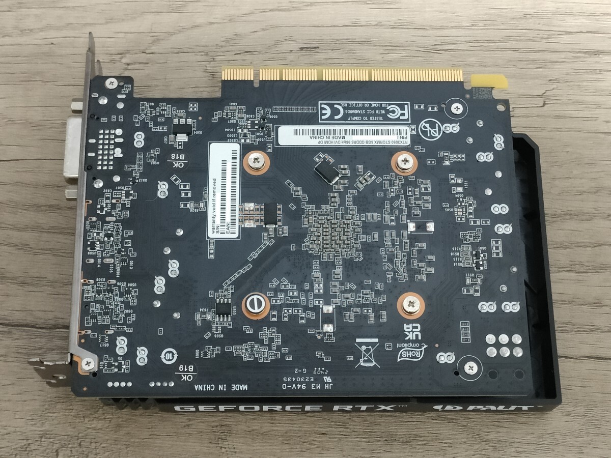 NVIDIA Palit GeForce RTX3050 6GB STORMX 【グラフィックボード】_画像6
