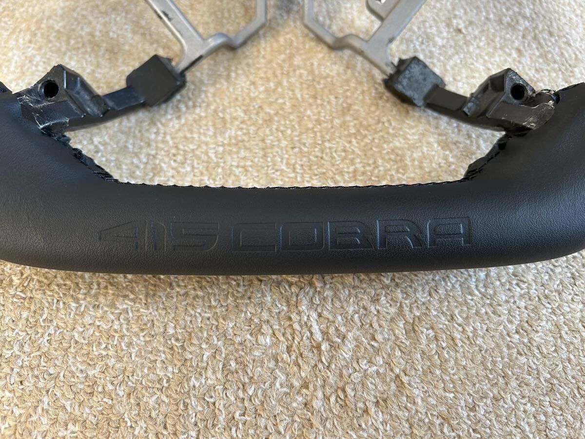 美品で希少アイテム！ 415COBRA ハイエース用ステアリングとシフトノブのセット_画像2