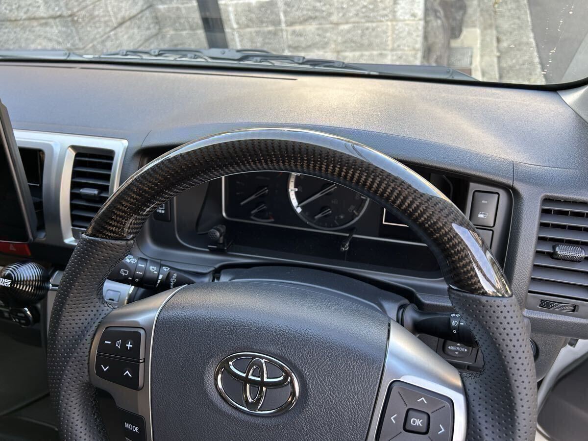 美品で希少アイテム！ 415COBRA ハイエース用ステアリングとシフトノブのセット_画像7