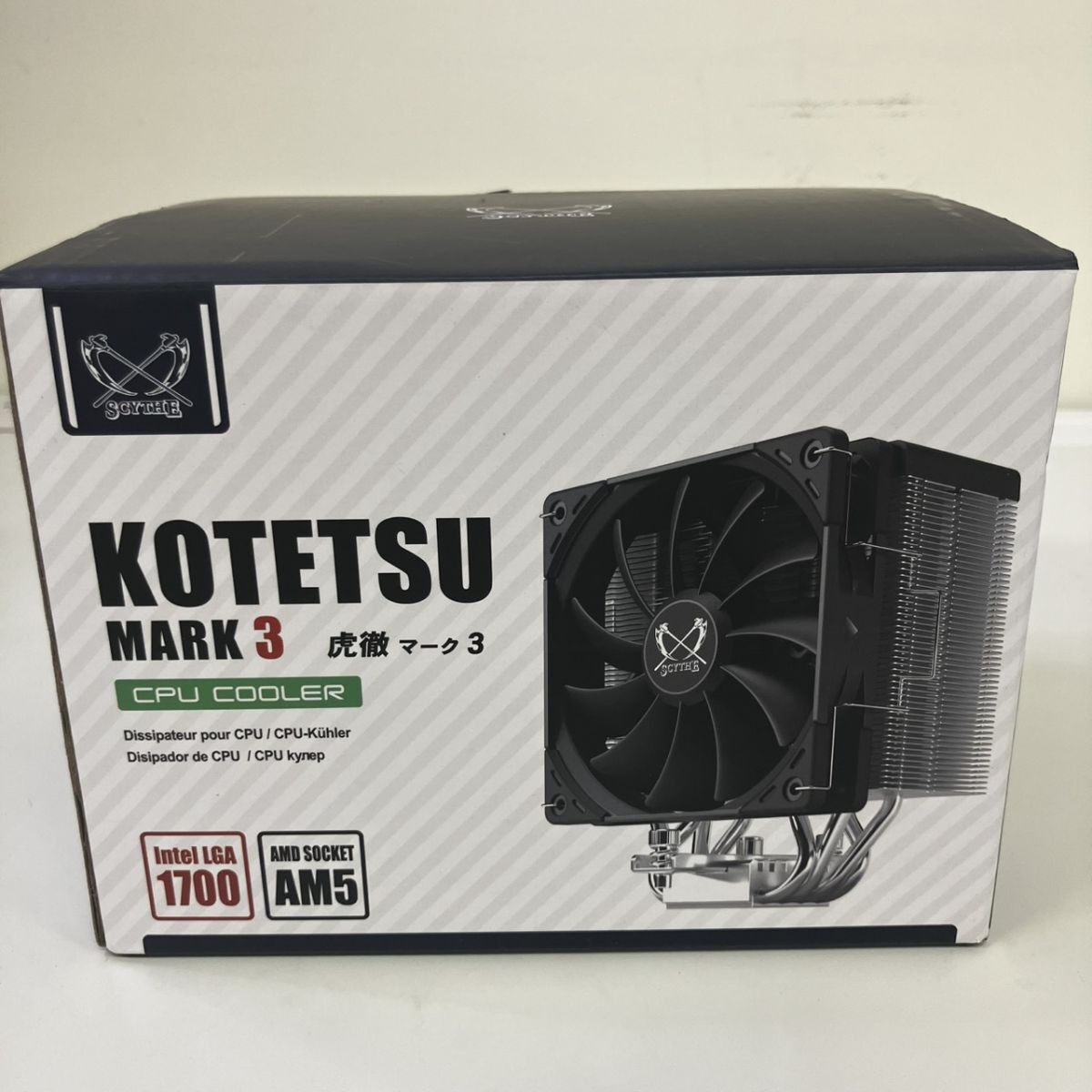 Z018-HR4-68 SCYTHE KOTETSU MARK3 虎徹 SCKTT-3000 CPU COOLER 箱 説明書 付き PC パーツ 未組立 HA_画像7