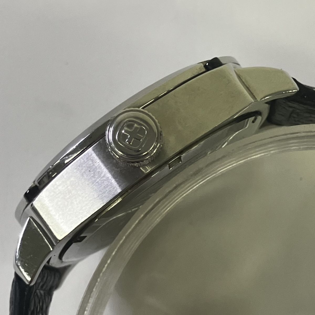 Z027-HR2-315 ◎ WENGER ウェンガー 79375 MILITARY デイト メンズ 3針 腕時計 HA_画像6