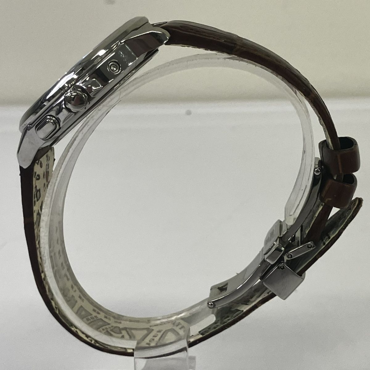 Z029-HR2-329 ◎ CITIZEN シチズン H149-T018335 クロスシー エコドライブ メンズ デイト 電波時計 稼働品 腕時計 ANA コラボ HA_画像3