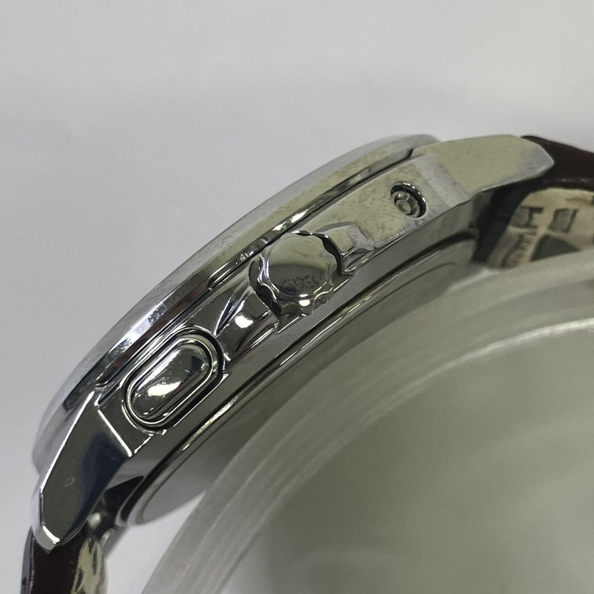 Z029-HR2-329 ◎ CITIZEN シチズン H149-T018335 クロスシー エコドライブ メンズ デイト 電波時計 稼働品 腕時計 ANA コラボ HA_画像5