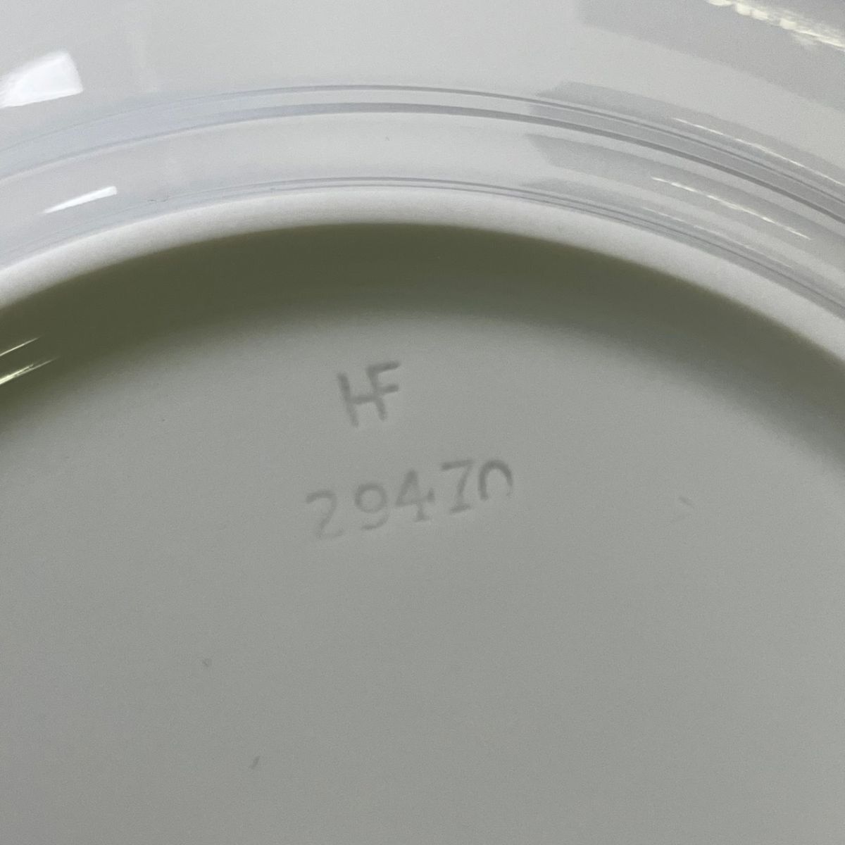 A007-HR1-405 Meissen マイセン 波の戯れ ホワイト 29470 箱付き直径約17.5㎝ 深さ約2.5㎝ 洋食器 プレート 皿 HA_画像5