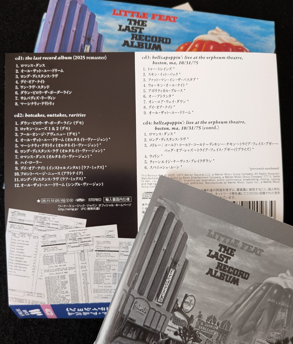 11月12日発売 Little Feat リトルフィート ラストレコードアルバム DX盤4枚組 未発表音源＆ライブ収録！ロウエルジョージ アラントゥーサン_画像5