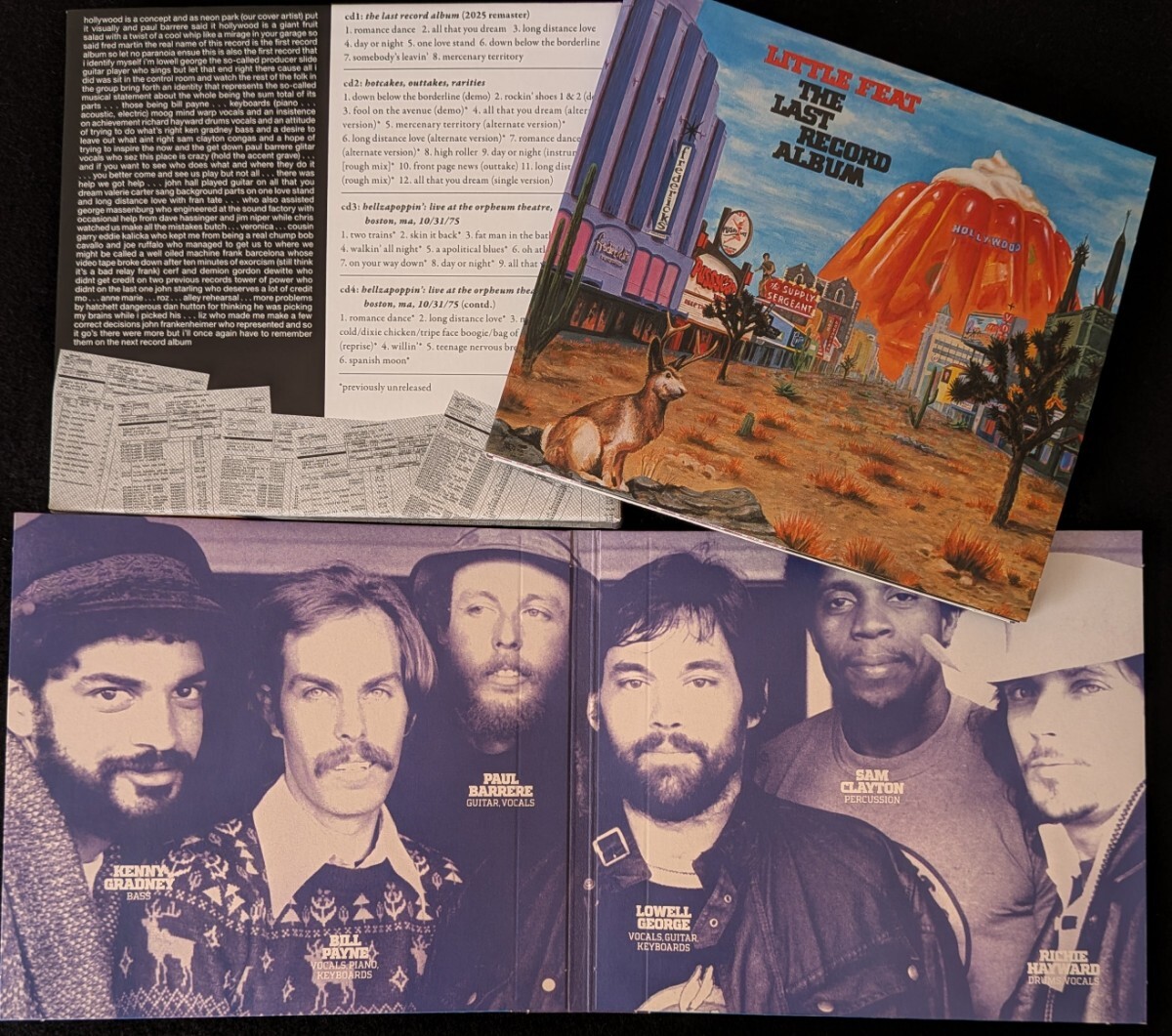 11月12日発売 Little Feat リトルフィート ラストレコードアルバム DX盤4枚組 未発表音源＆ライブ収録！ロウエルジョージ アラントゥーサン_画像2