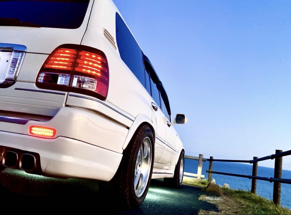 ランクル100系20インチ、オーバーフェンダー用スタッドレス付き_画像2