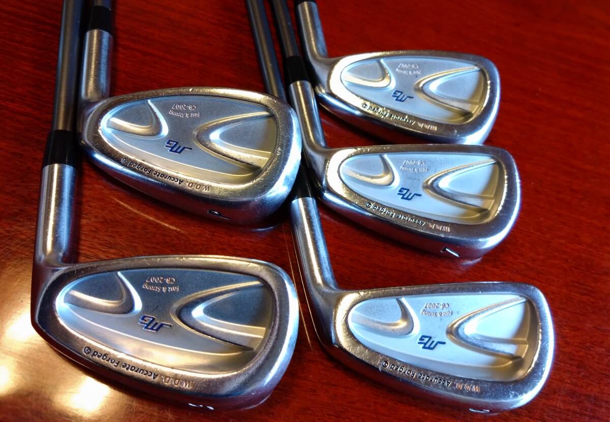 打感とやさしさ◆三浦技研 CB-2007 アイアンセット／5本 #6-Pw／ MCI BLACK100(X) ◆◆ミウラ MIURA_画像1