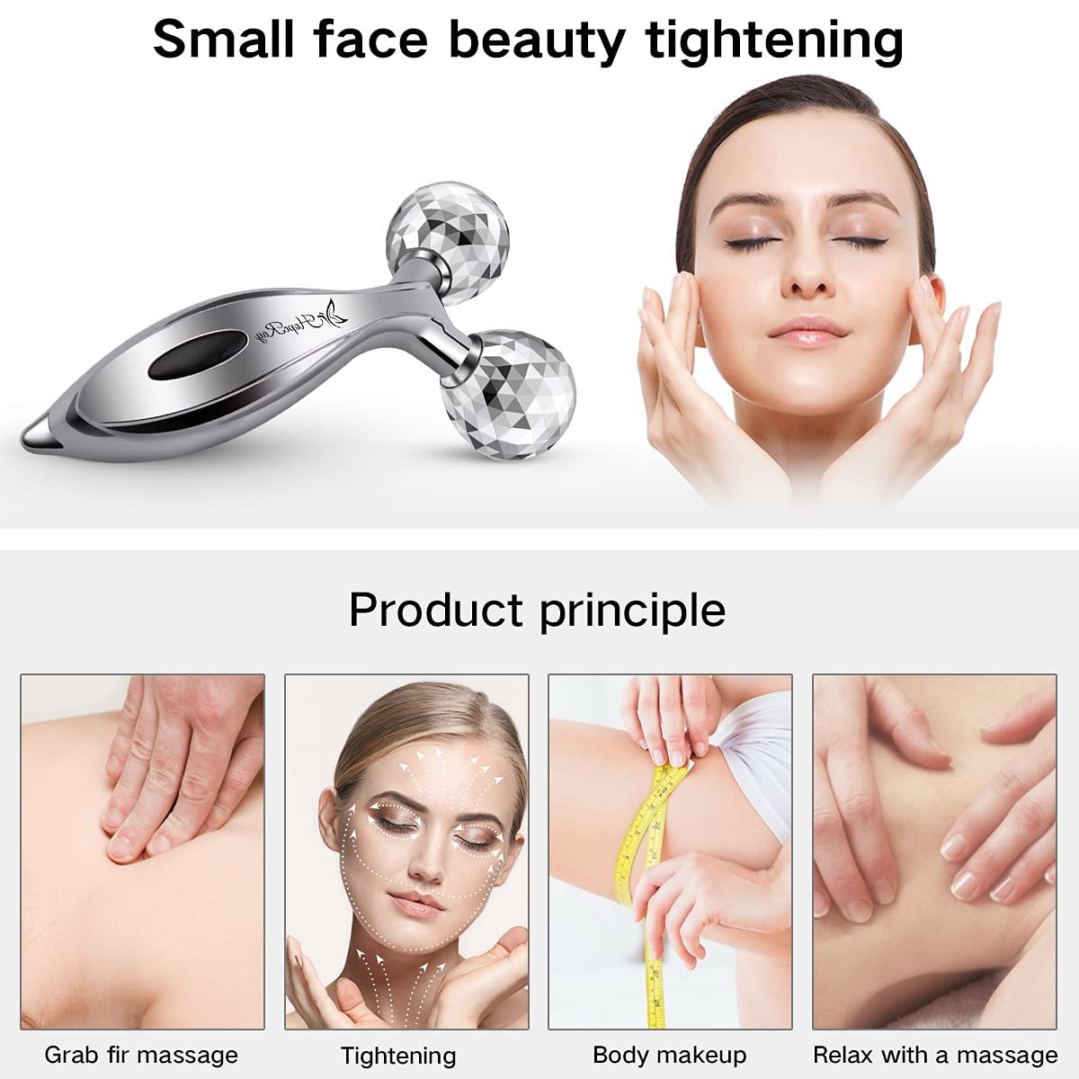 美顔ローラー マッサージ 美顔器 Ｙ字型 小顔ローラー 美肌美容 痩せる 美肌3D美容器 美顔 ローラー 防水_画像5