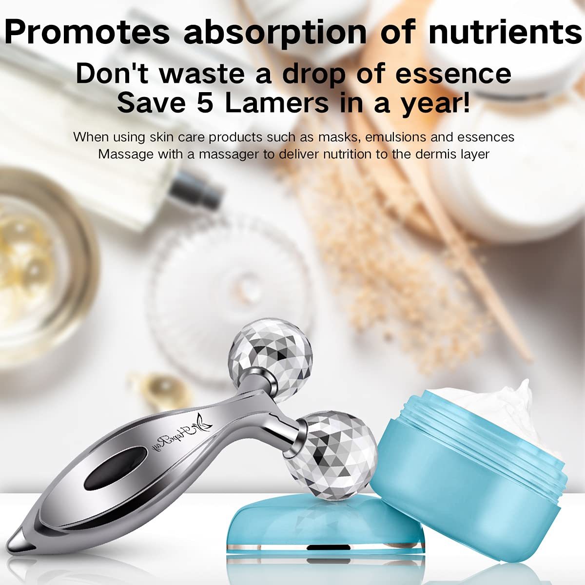 美顔ローラー マッサージ 美顔器 Ｙ字型 小顔ローラー 美肌美容 痩せる 美肌3D美容器 美顔 ローラー 防水_画像6