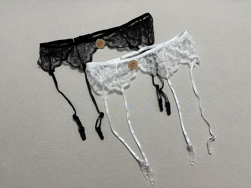 * новый товар * пояс с подвязками свободный (M~L) белый / чёрный 2 листов Set* бесплатная доставка * новый товар * пояс с подвязками свободный (M~L) белый / чёрный 2 листов Set* бесплатная доставка