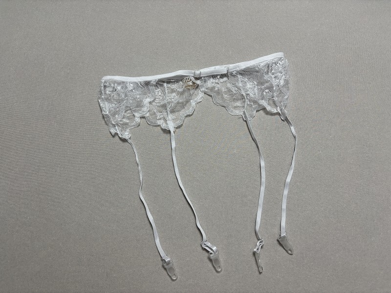 * новый товар * пояс с подвязками свободный (M~L) белый одного цвета 2 листов Set* бесплатная доставка 