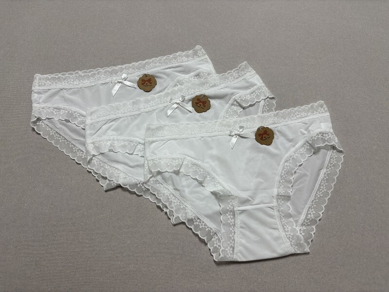 225154☆新品☆レディースメッシュショーツ　Ｌ３枚Set☆送料無料_画像1