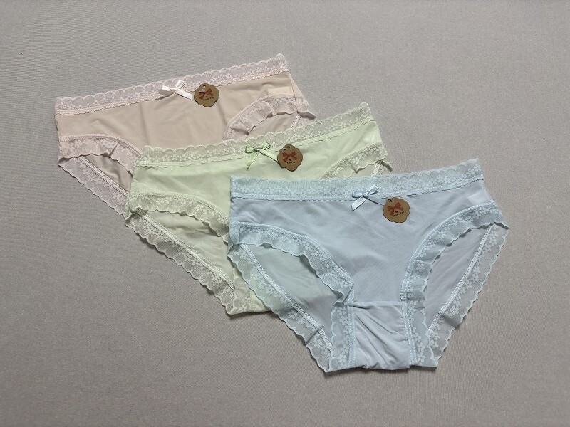 225155☆新品☆レディースメッシュショーツ　Ｌ３枚Set☆送料無料_画像1