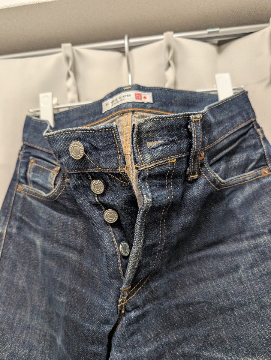 ユニクロ セルビッチジーンズ メイドインジャパンジーンズ W29 股下80_画像6