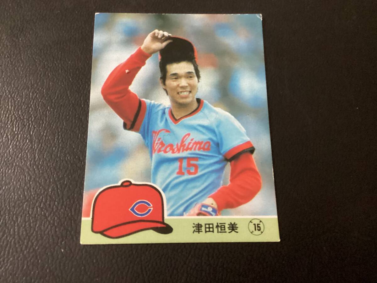 美品　カルビー84年　津田（広島）No.335　プロ野球カード_画像1