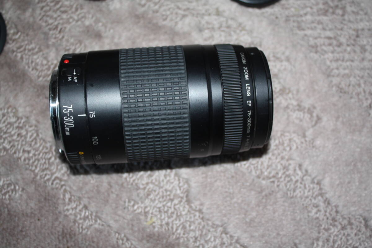 ジャンク　アルミケース入り　CANON EOS 850　フイルムカメラ　並上　＋　ZOOM LENS EF 35-70mm F3.5-4.5 、75-300mm 　並下　現状_画像9