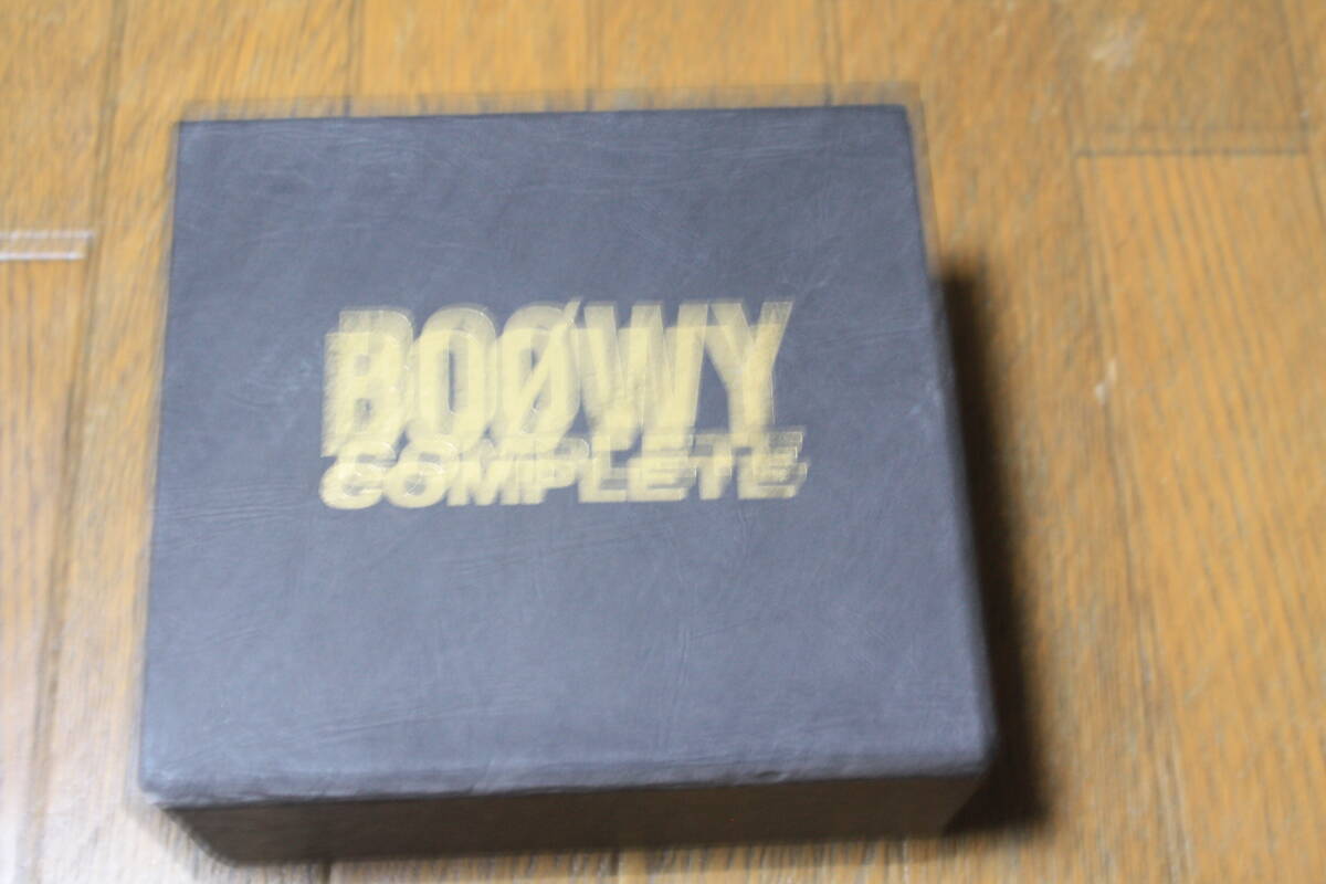 豪華ケース入り　BOOWY COMPLETE 黒 CD 10枚セット　初売当時定価20000円　並上　現状_画像1