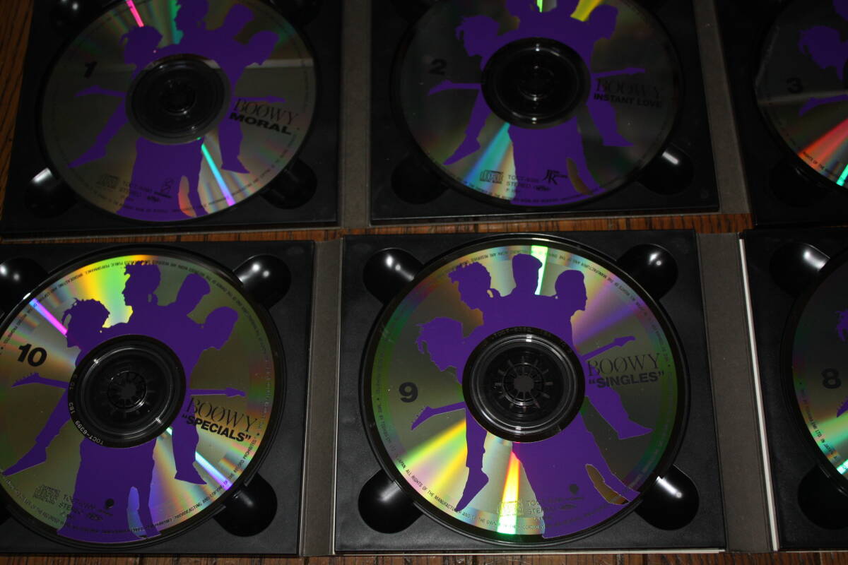 豪華ケース入り　BOOWY COMPLETE 黒 CD 10枚セット　初売当時定価20000円　並上　現状_画像3