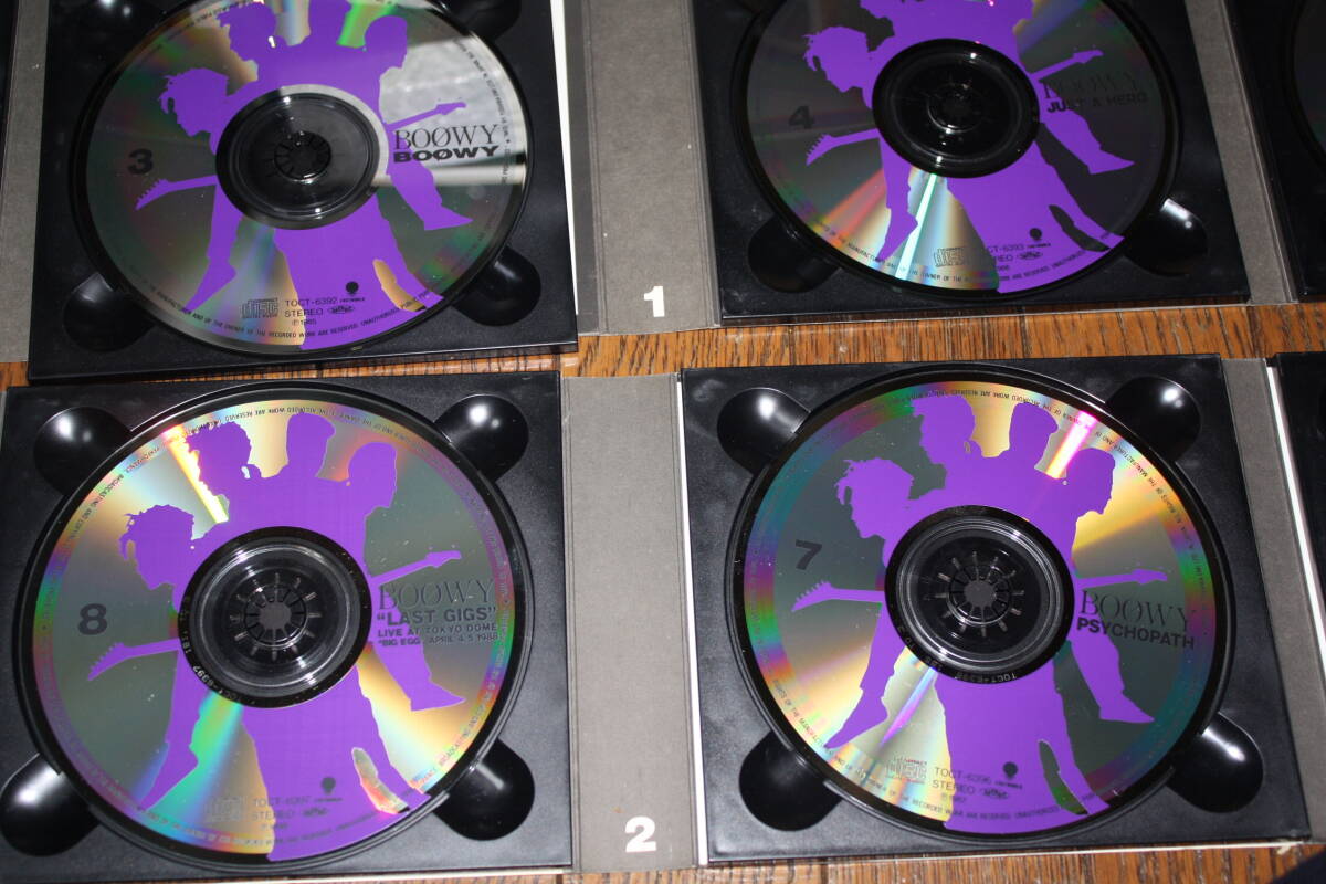 豪華ケース入り　BOOWY COMPLETE 黒 CD 10枚セット　初売当時定価20000円　並上　現状_画像4