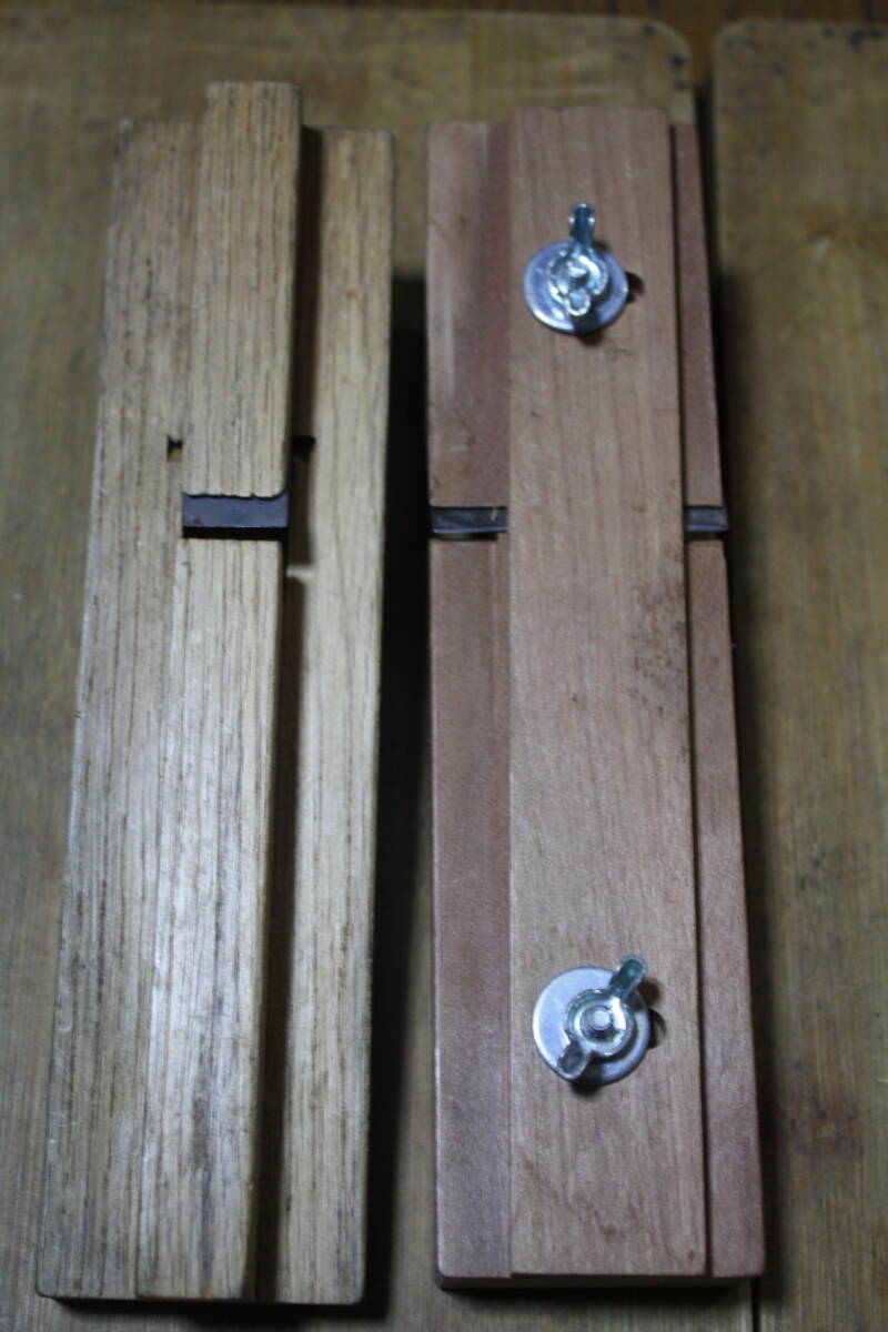 大工道具 クシ鉋、シキイ鉋、脇キワ鉋　まとめ6本セット　並上　現状_画像6