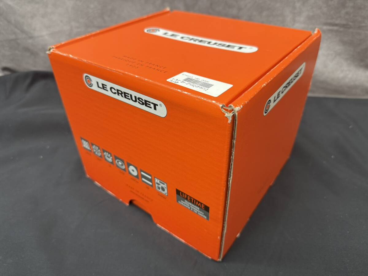未使用保管品 LE CREUSET ルクルーゼ ココット・エブリィ 18 インナーリッドセット 箱付 パープル系 WA323_画像7