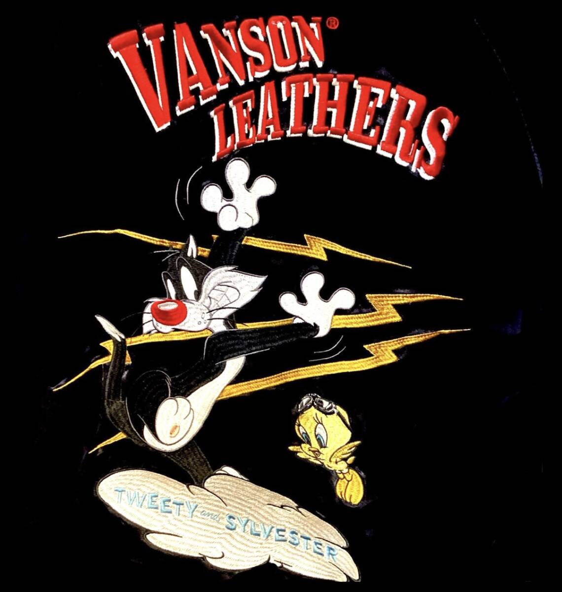 ルーニー★新品★スカジャン★2511【S】LTV-2511★LOONEYTUNES★アメリカンロングリバー55★アメリカ村★リバーシブル★モーターサイクル_画像7