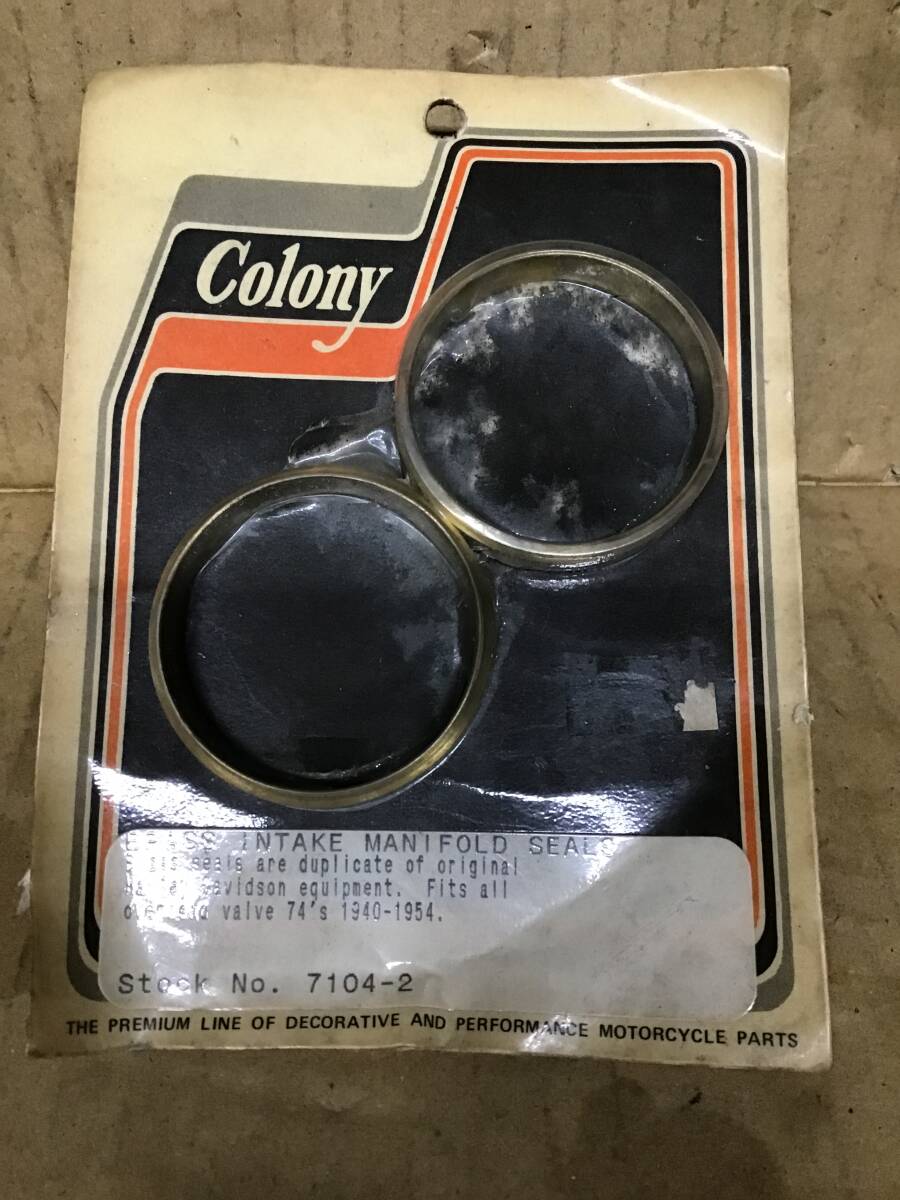 リンカート マニホールド コロニー シール ガスケットパン ナックル サイドバルブ チョッパー ボバー ビンテージ キャブ_画像1