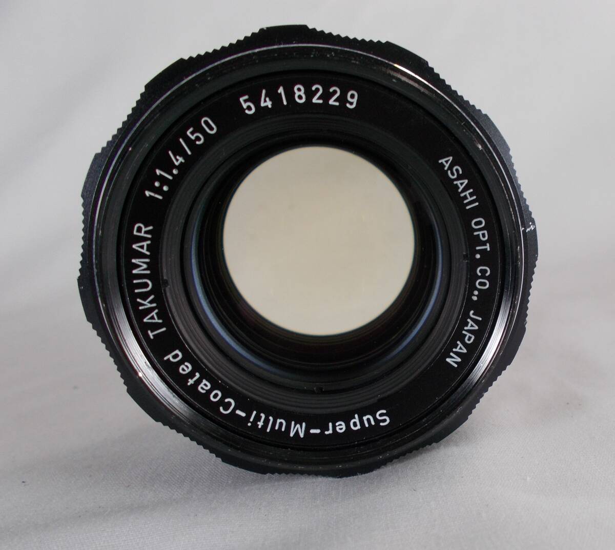 フィルムカメラ 整備済 完動品　Pentax SP　+ Super-Multi-Coated TAKUMAR f/1.4 50mm　P241_画像9