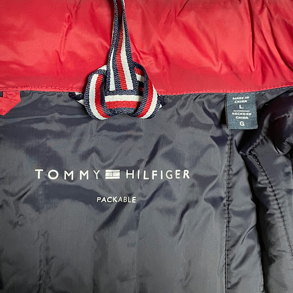 ★TOMMY HILFIGER パッカブルジャケット Lサイズ ライトダウン_画像8