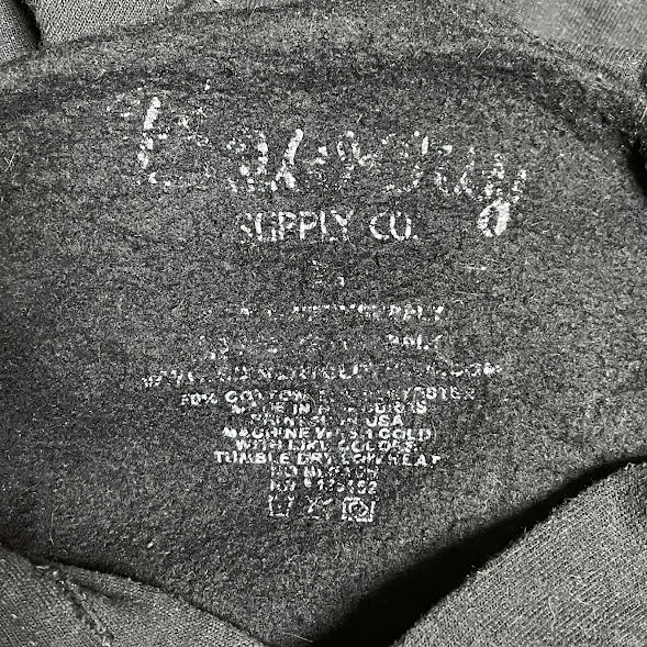 ★スケルトン・ハンド ピース・サイン プルオーバーパーカー L-XLサイズ相当_画像5