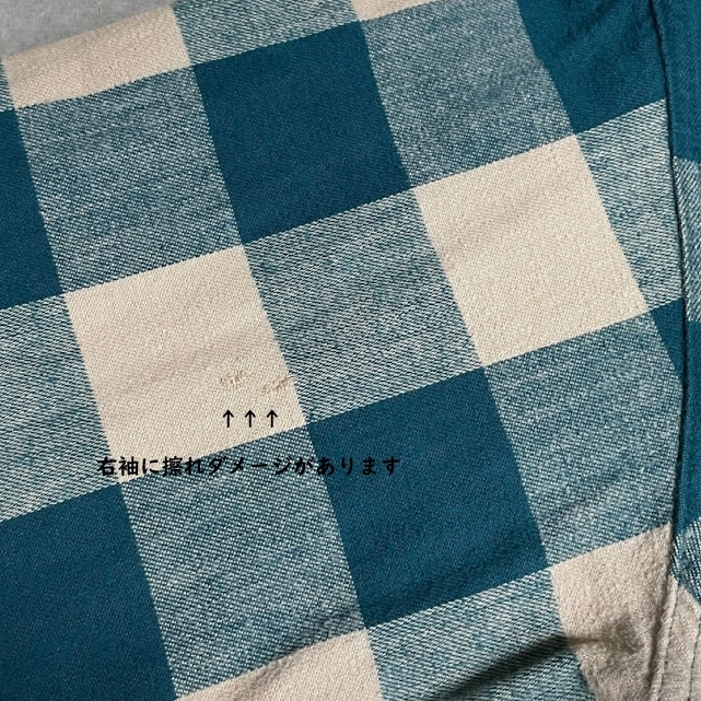 ★90's ST JOHN'S BAY ネルシャツ Lサイズ ブロックチェック USA製_画像3