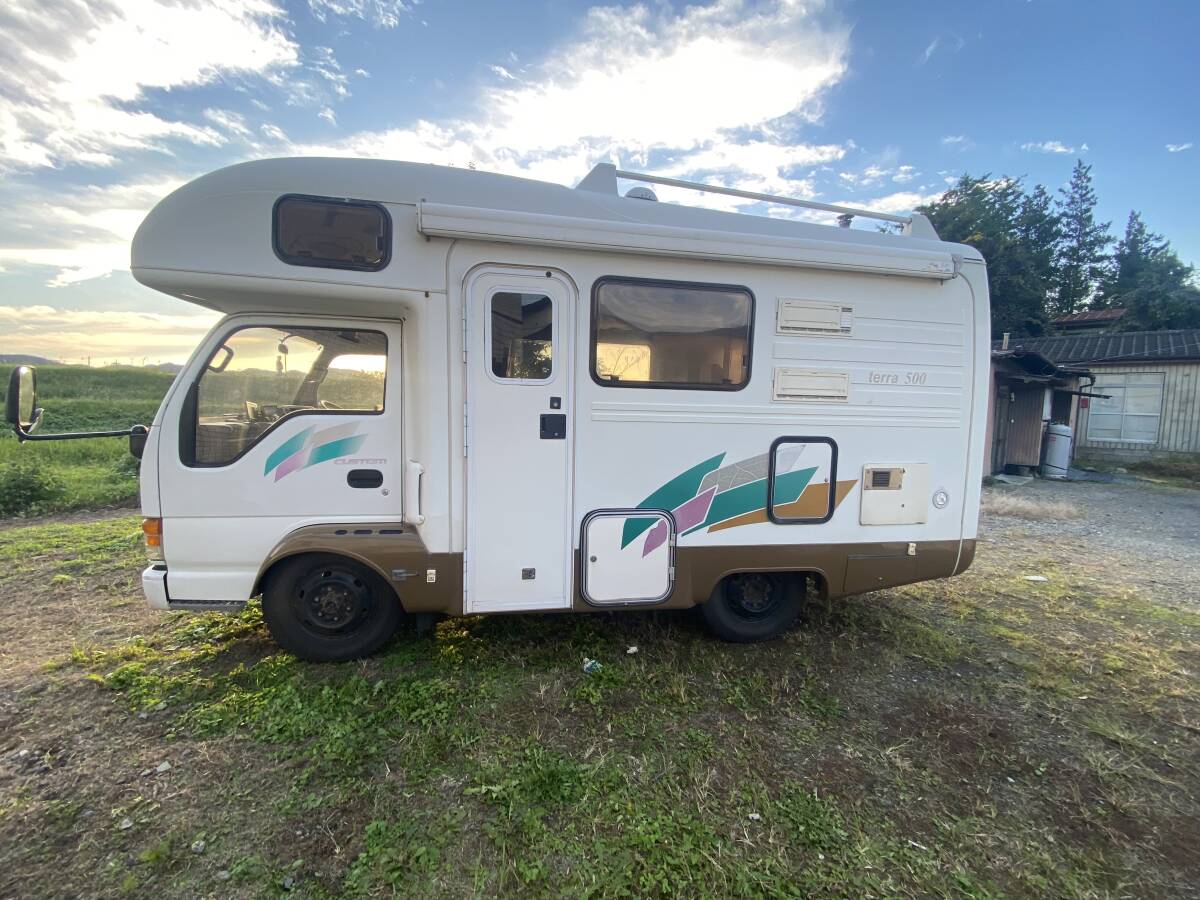  Isuzu Elf кемпер 4WD техосмотр "shaken". (R9/11/18)