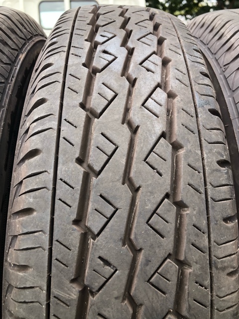 165R13　LT　6PR　ブリヂストン V600　バリ山　4本セット 2023年_画像3