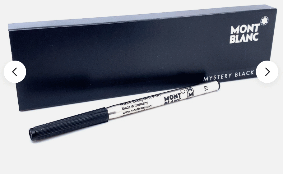 Montblanc ボールペン 詰め替え ミディアムミステリーブラック_画像3