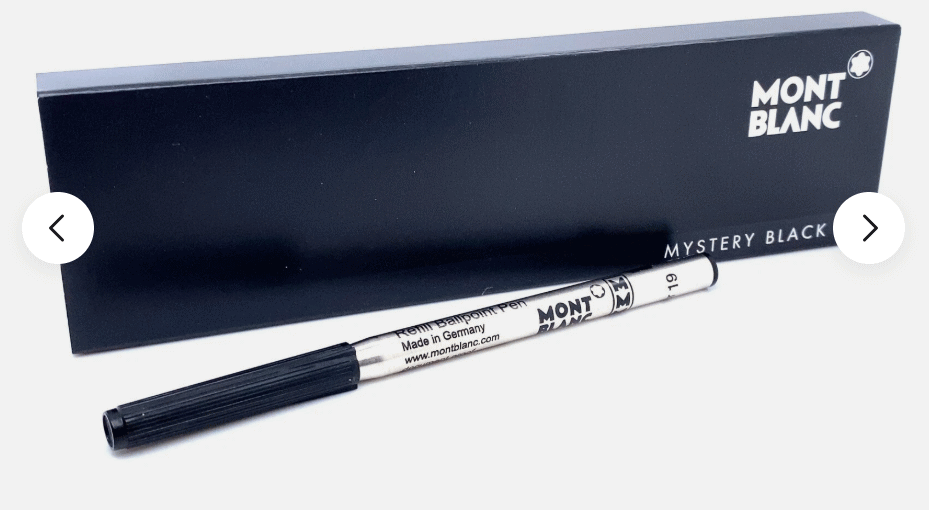 Montblanc ボールペン 詰め替え ミディアムミステリーブラック_画像1