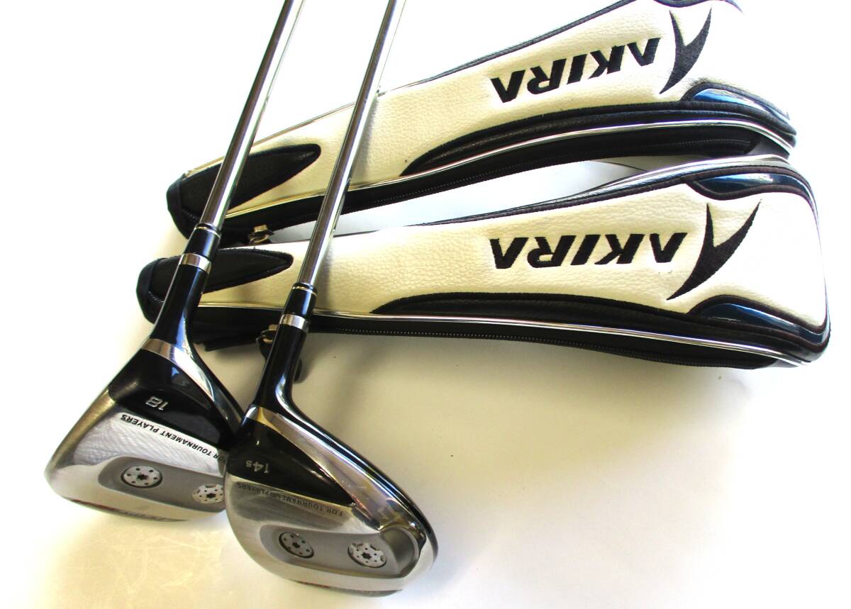 ★　ＡＫＩＲＡ　ＴＭ－－Ｆ３　ｆ５ フェアウェイウッド　２本ＡＴＴＡＳ　ＥＥ装着品　中古_画像5