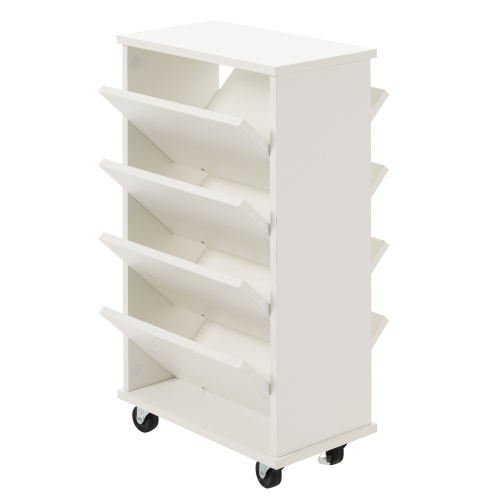 本棚 4段 スリム 絵本棚 大容量 アクリル デスク収納 木製 絵本ラック 収納ラック 360° 漫画収納 雑誌 教科書 が ディスプレイ書 KU868_画像3