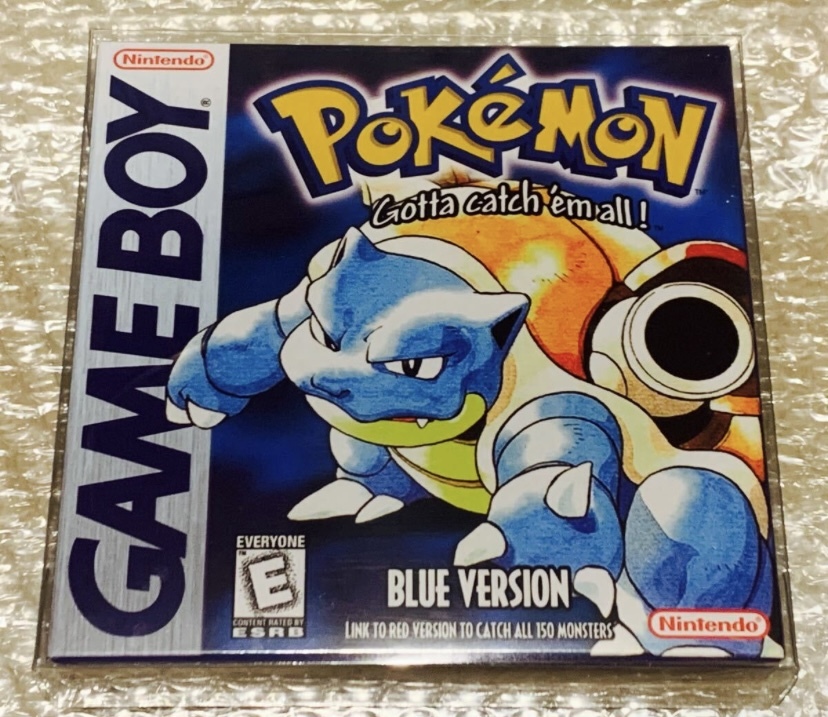 新品 未開封 海外版 ポケットモンスター GB ゲームボーイ 青 BLUE カメックス Nintendo Game Boy Pokemon Blue Version ゲンガー_画像1