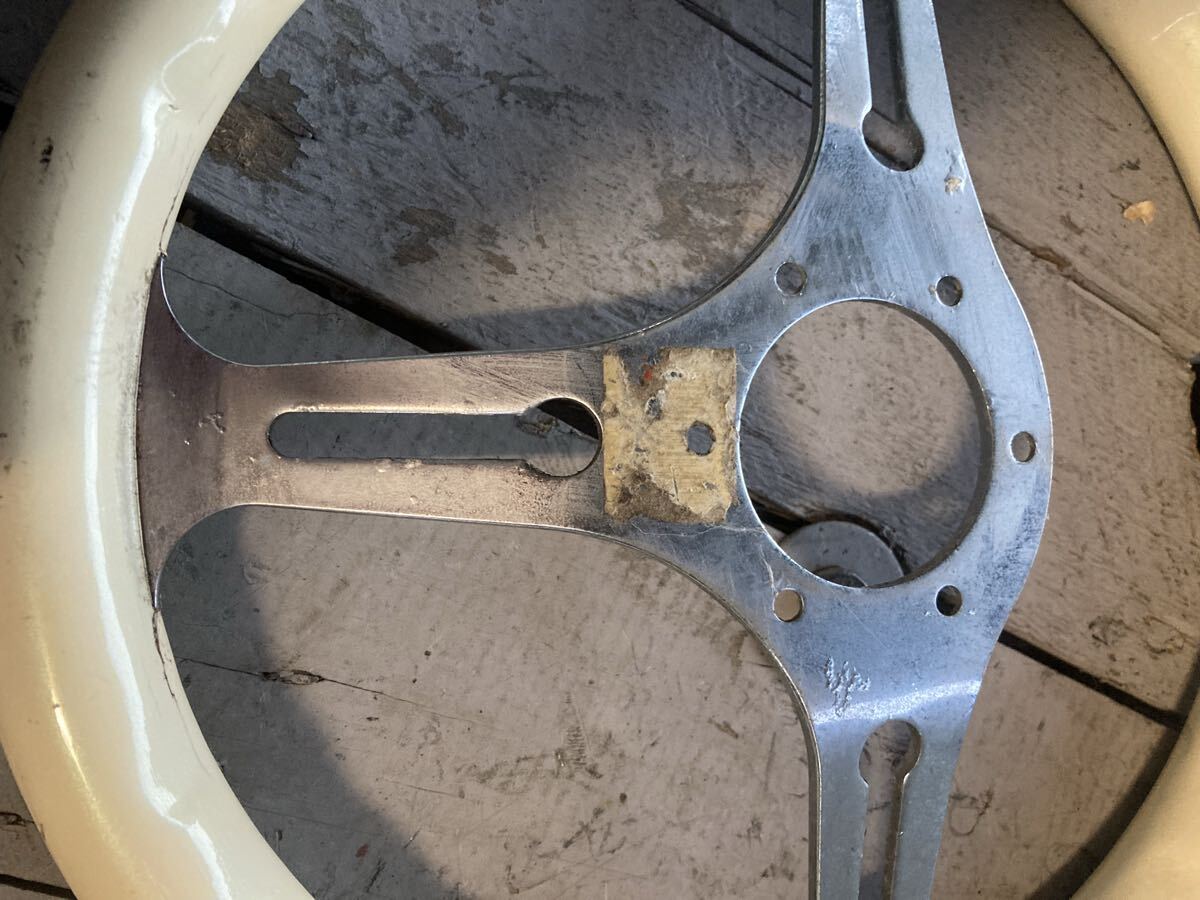 ステアリング ホワイト メーカー不明_画像7